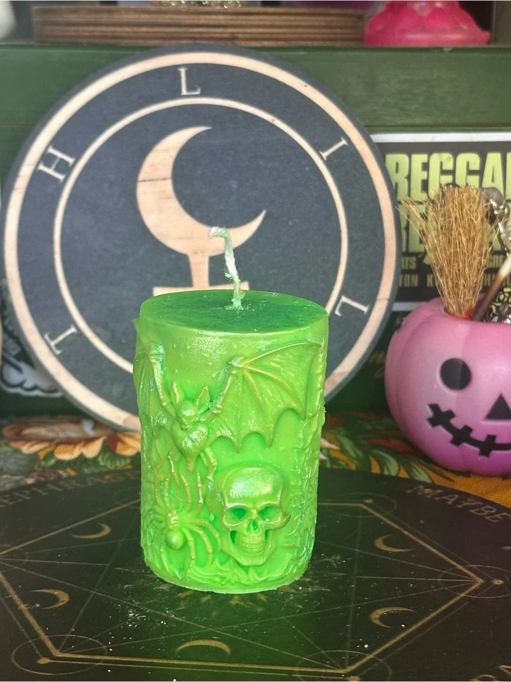 Handmade hand poured